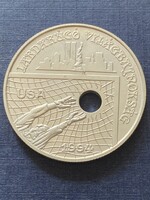 Ezüst 1000 Forint 1993 Labdarúgó Világbajnokság 1994