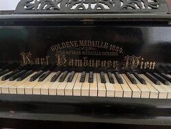 Zongora - Karl Hamburger Wien, Goldene Medaille 1884