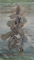 A nyolc halhatatlan (八人永生). Tradicionális kínai selyem kárpit. Ritka!