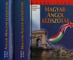Magyar-angol, angol-magyar kéziszótár I-II. (bővített, átdolgozott kiadás) - Borók Jutka