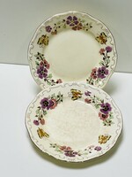 Zsolnay pillangós desszerttányérok / 2 db /