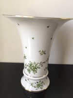Hollóházi Erika mintás porcelán váza