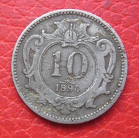 Ausztria 10 Heller 1895 ((P74)