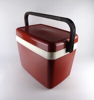 1W392 Retro zárható fedelű csehszlovák hűtőtáska
