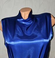 KIRÁLYKÉK   SELYEM tartalmú  blúz   NEM TURKÁLÓS !!!