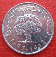 Tunézia 5 milliemes 1997 (A11)