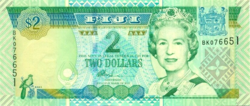 Fidzsi-szigetek 2 Dollár 2002 UNC