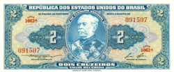 Brazília 2 cruzerios 1954 UNC