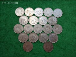 20 DARAB 1947- 5 FT   EZÜST  KOSSUTH
