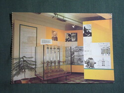 Képeslap,Budapest,Elektrotechnikai múzeum,Jedlik terem látkép,részlet,1990-