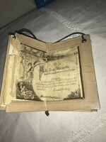 Királyi József Műegyetem  Gépészmérnök Majális táncesti meghívó táncrend 1894 .