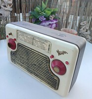 RITKA! TERTA 406B CSÖVES MAGYAR TÁSKARÁDIÓ,  régi retro vintage,  1955-57