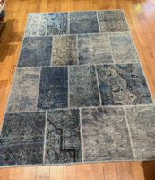 Hibátlan kézi gyapjú patchwork szőnyeg