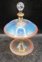 Parfúmös üveg tartó, art deco, 14 cm-es magasságú. 3722b