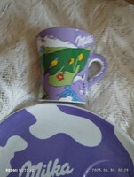 Milka tányér csésze