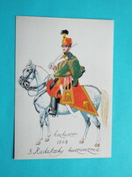 Képeslap (71) - Somogyi Győző - 5. Radetzky huszárezred közvitéz