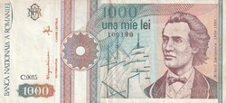 ROMÁNIA, 1.000 lei 1991_C.0015 széria