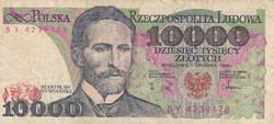 10.000       Złoty     1988   Lengyelország