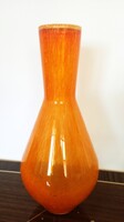 Karcagi fátyolüveg váza / 26 cm /