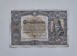 50 Korona 1920, F+.