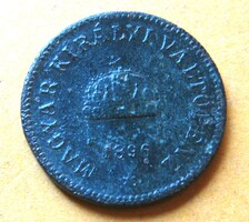 Magyar 2 fillér 1896 (B11)