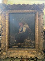 A rőzsehordó lány másolata