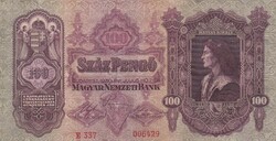 100    Pengő    1930 Alacsonyabb sorszám ( 006429 )