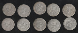 5 Forint 1947-es ezüst 10 db