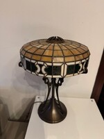 Tiffany technikával készült Art Deco stílusú lámpa