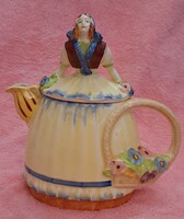 Csodálatos hölgy teás kanna, kerámia kanna (L5631)