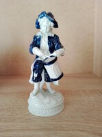 Capodimonte Nápolyi olasz porcelán dob dobos figura