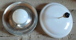 DITMAR AUSTRIA vintage ipari loft lámpa melegítő szállal + 1 vintage mennyezetlámpa