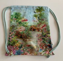 Új designer Michal Negrin türkizes kék gyönyörű romantikus hátizsák backpack jymbag