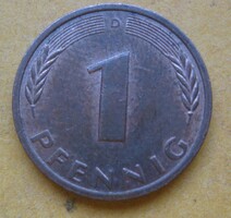 NSZK 1 pfennig 1981 D (B44)