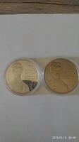 Petőfi nagyméretű ezüst pénz