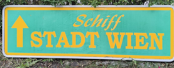 Útjelző tábla Wien Stadt Schiff