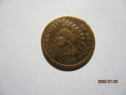 1886  USA.  One Cent Indián head