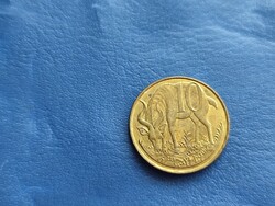 ETIÓPIA 10 CENT 1998 (2006) OROSZLÁN! ANTILOP! RITKA!