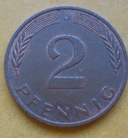 NSZK 2 pfennig 1982 D (B47)