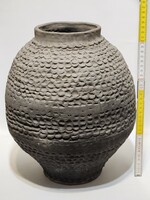 Rózsakerti Anita, rusztikus, nagyméretű kerámia váza