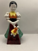 Régi kerámia figura, jelzésekkel. 6380