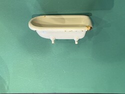 Vintage zománcozott vas baba reklám kád Kőbánya