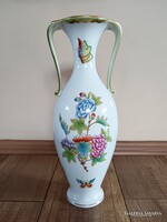 Régi Herendi Viktória mintás porcelán nagy váza
