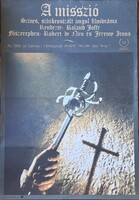 A MISSZIÓ !!! E R E D E T I !!! 1986 !!! Mozi Film Plakát Poszter VG