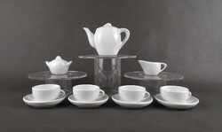 1W277 Régi, kis méretű porcelán kávés vagy teás készlet, babakészlet, gyerekjáték 11 darab