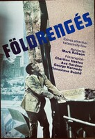 FÖLDRENGÉS !!! Heston /Gardner !!! E R E D E T I !!! Mozi Film Plakát Poszter VG