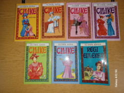 Tutsek Anna könyvek 7db Cilike