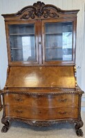 Magnificent Antique Neo-Baroque Display Cabinet Writing Desk or Wardrobe, Altar, Tabernacle