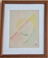 Cirill betűs szignóval grafika