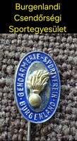 Burgenlandi  Csendőr Sportegyesület   . Jelvény  , kitüző .